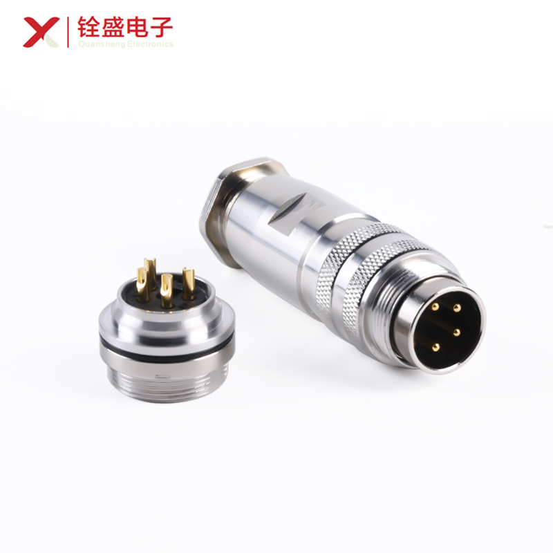 全金属C091反装公头 母座